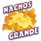 Signmission Nachos Grande Decal Concession Stand Food Truck Sticker, D-DC-16 Nachos Grande19 D-DC-16 Nachos Grande19 - alternate 1